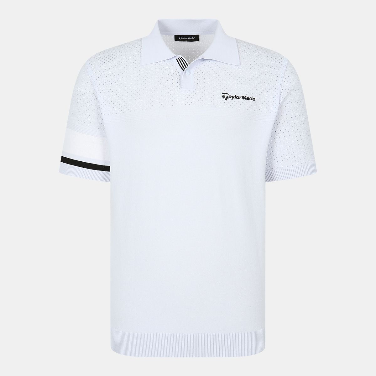 테일러메이드 어패럴(TAYLORMADE APPAREL) 26SS 남성 소매 배색 카라 반팔 니트 TS6-21HG23-940