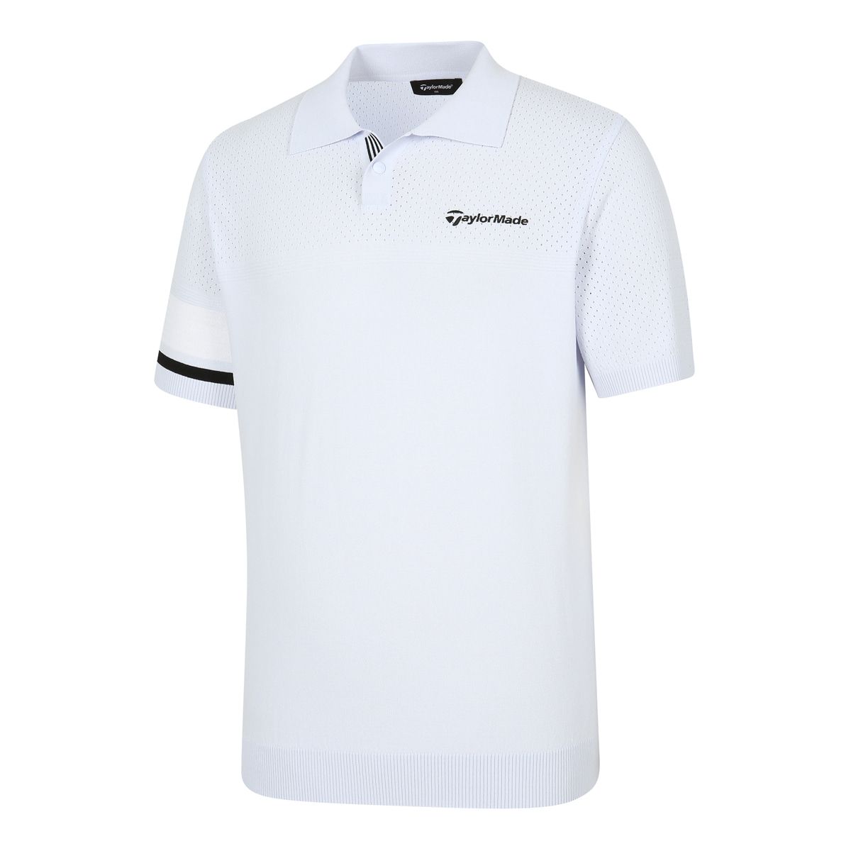 테일러메이드 어패럴(TAYLORMADE APPAREL) 26SS 남성 소매 배색 카라 반팔 니트 TS6-21HG23-940