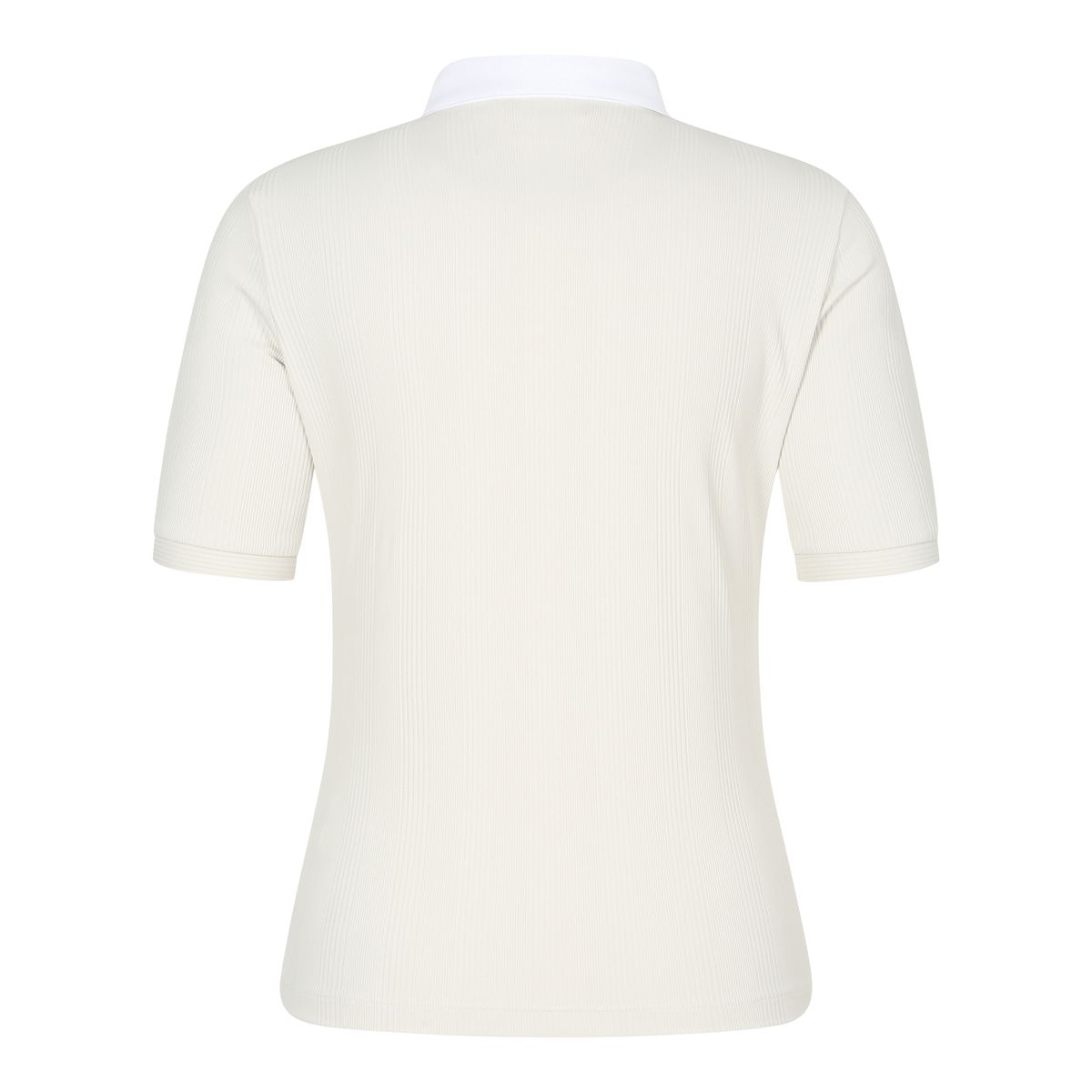테일러메이드 어패럴(TAYLORMADE APPAREL) 26SS 여성 변형 골지 카라 반팔 티셔츠 TT6-61HG45-508