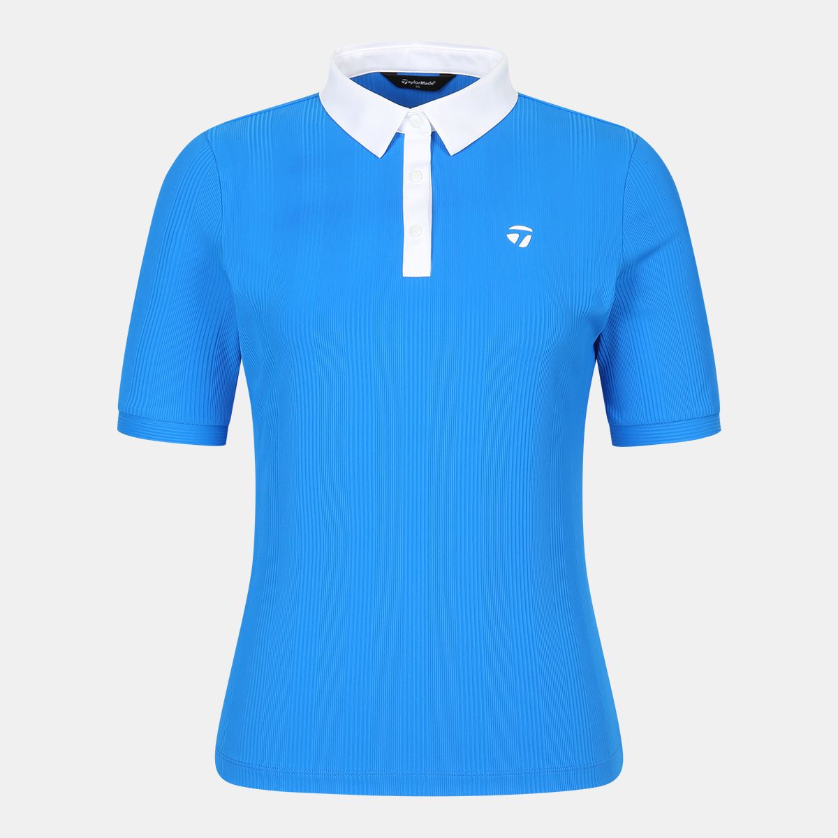 테일러메이드 어패럴(TAYLORMADE APPAREL) 26SS 여성 변형 골지 카라 반팔 티셔츠 T8031T66145-901