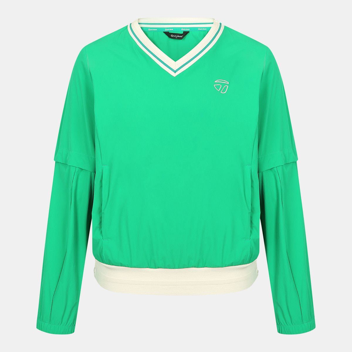테일러메이드 어패럴(TAYLORMADE APPAREL) 26SS 여성 소매 탈부착 V넥 아노락 점퍼 T8031J65203-804