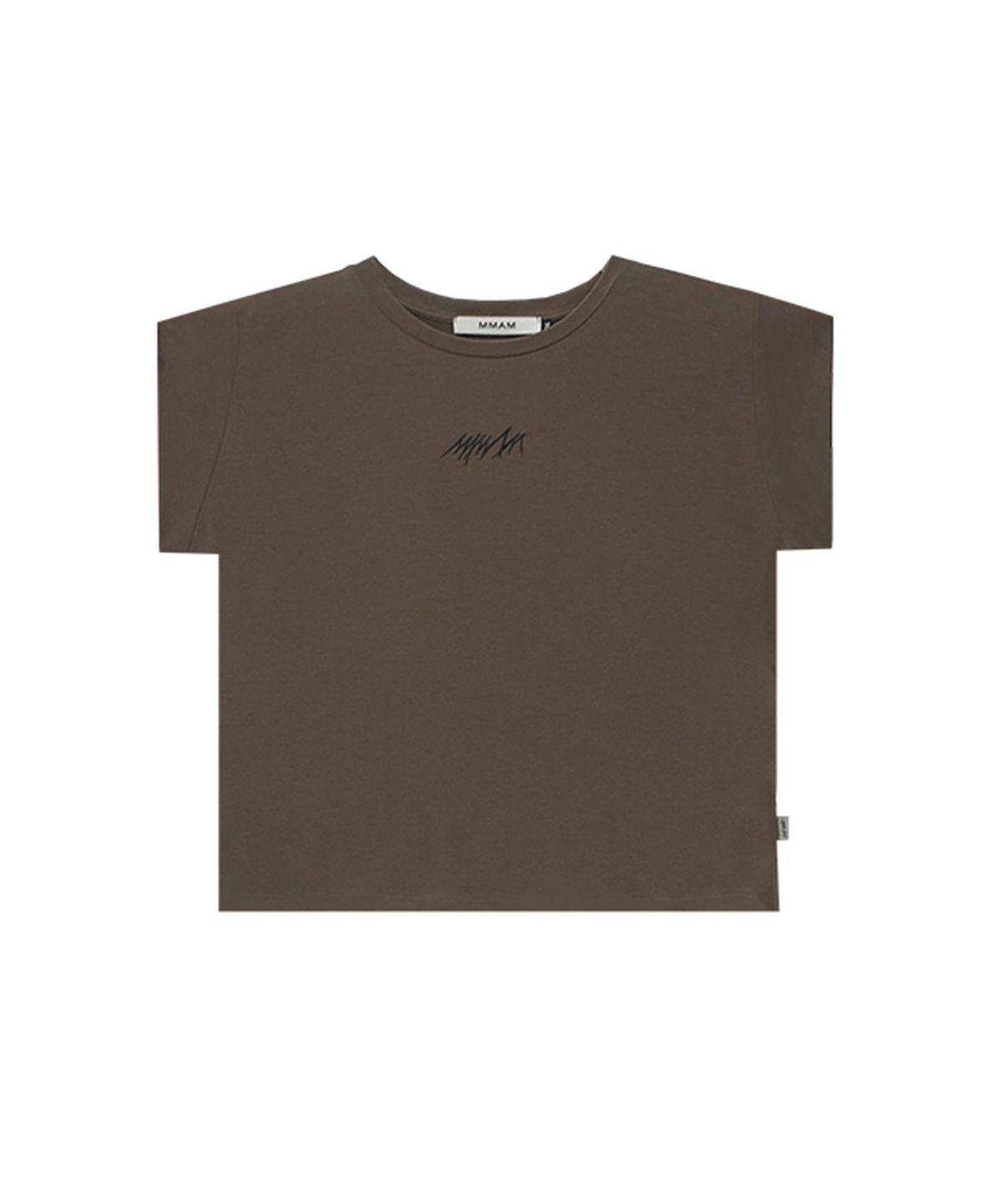 므아므(MMAM) Logo basic slim t-shirt