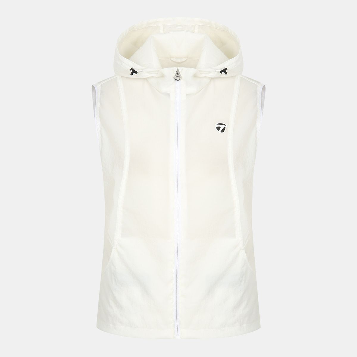 테일러메이드 어패럴(TAYLORMADE APPAREL) 26SS 여성 후드 집업 베스트 T8031V66102-100