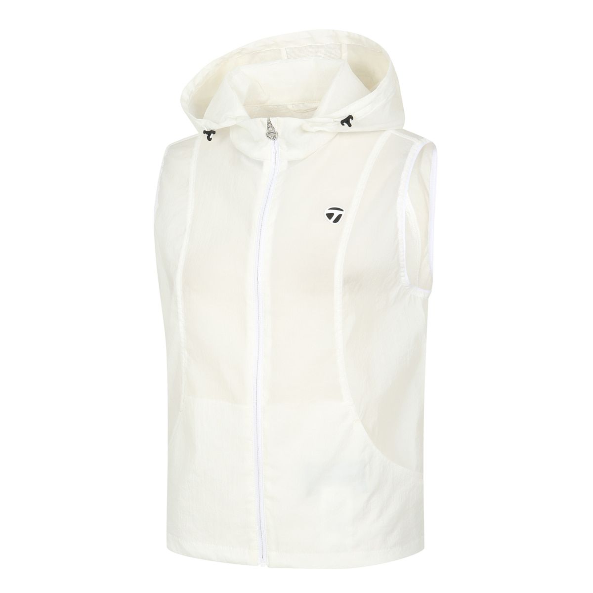 테일러메이드 어패럴(TAYLORMADE APPAREL) 26SS 여성 후드 집업 베스트 T8031V66102-100