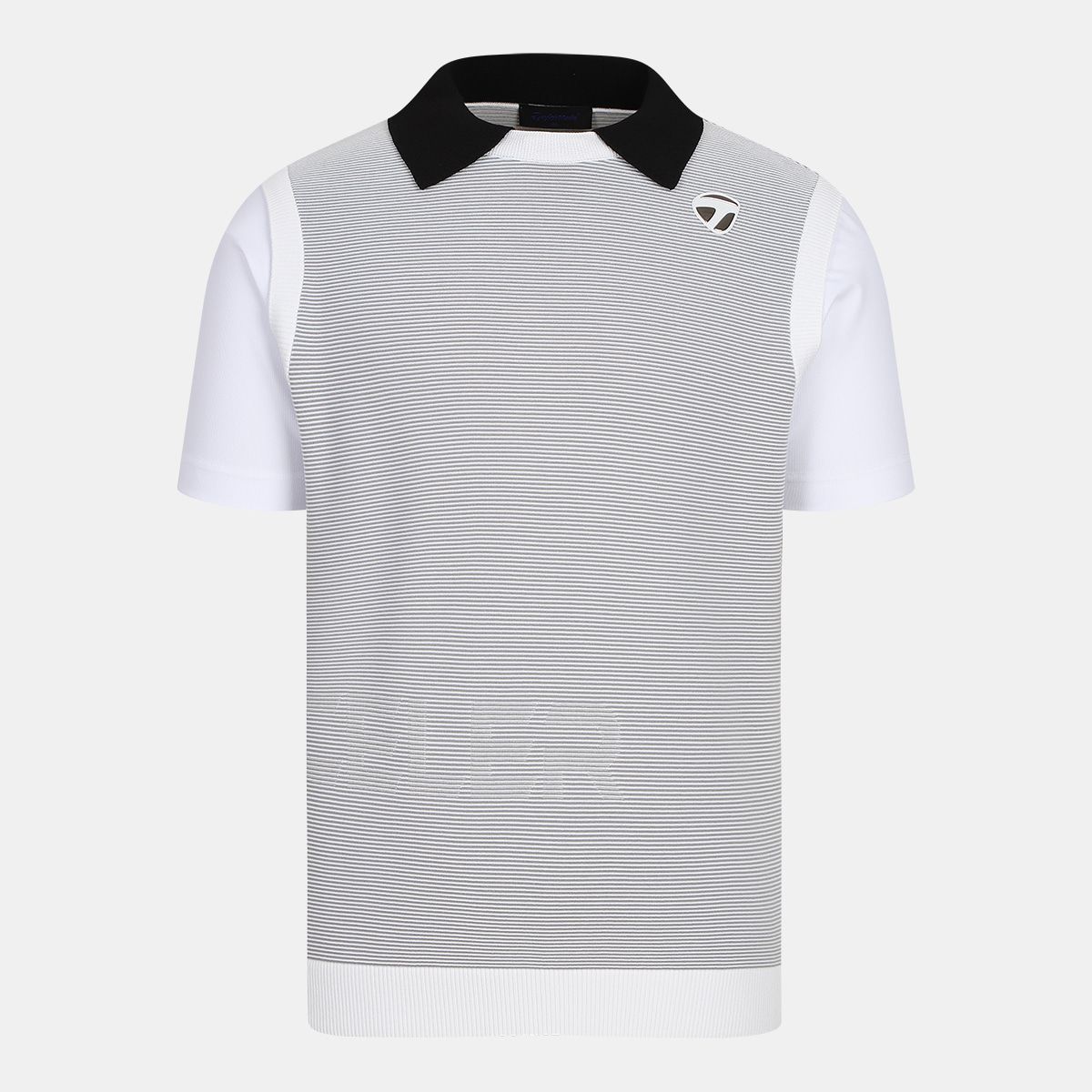 테일러메이드 어패럴(TAYLORMADE APPAREL) 26SS 남성 레이어드룩 카라 반팔 니트 TS6-21HG22-100