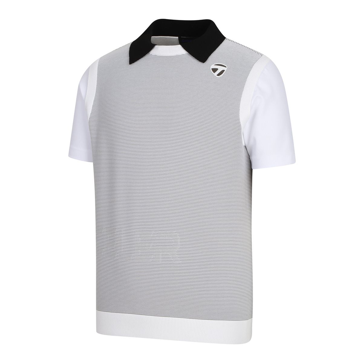 테일러메이드 어패럴(TAYLORMADE APPAREL) 26SS 남성 레이어드룩 카라 반팔 니트 TS6-21HG22-100