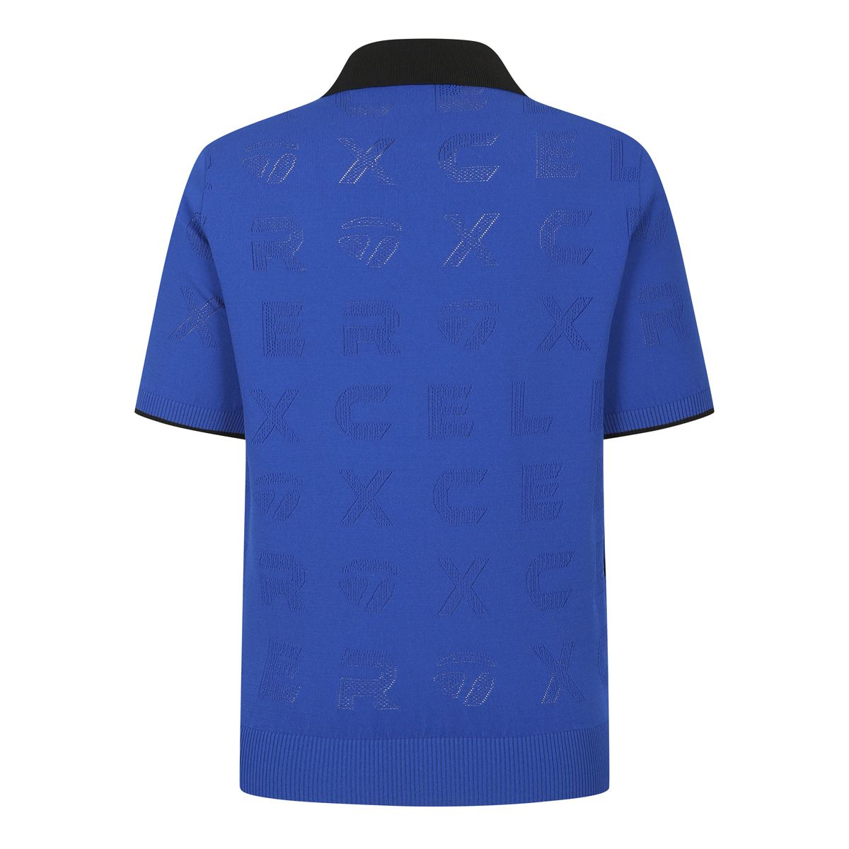 테일러메이드 어패럴(TAYLORMADE APPAREL) 26SS 여성 전판 레터링 카라 반팔 니트 TS6-61HG22-907