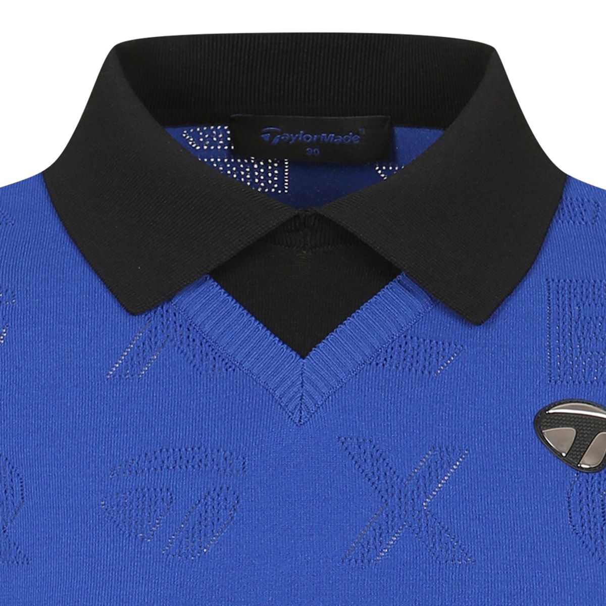 테일러메이드 어패럴(TAYLORMADE APPAREL) 26SS 여성 전판 레터링 카라 반팔 니트 TS6-61HG22-907