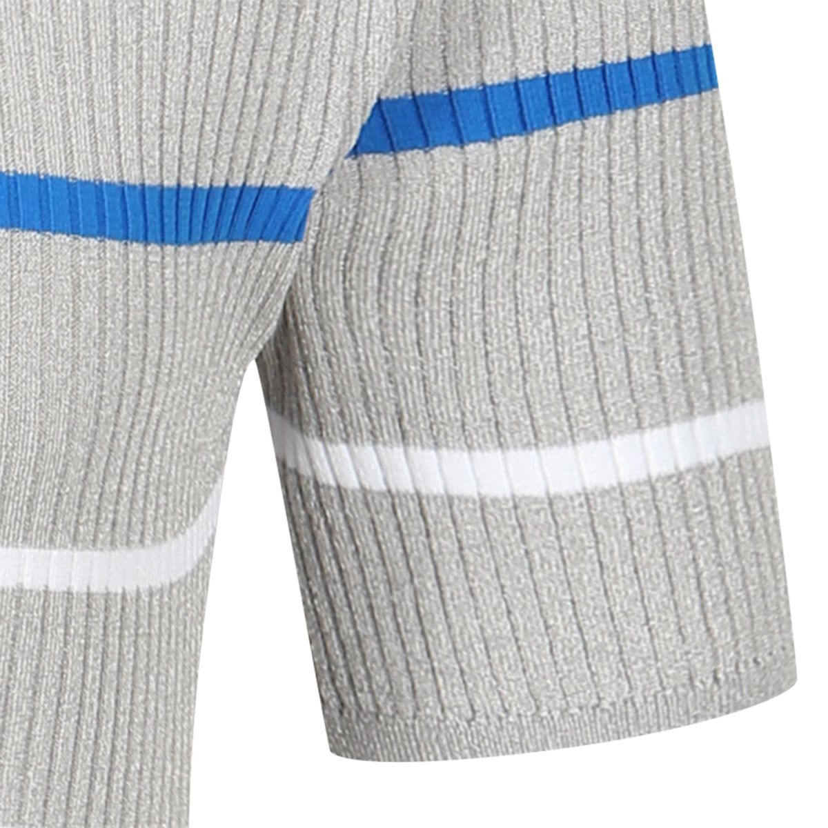 테일러메이드 어패럴(TAYLORMADE APPAREL) 26SS 여성 스트라이프 카라 반팔 니트 TS6-61HG23-193