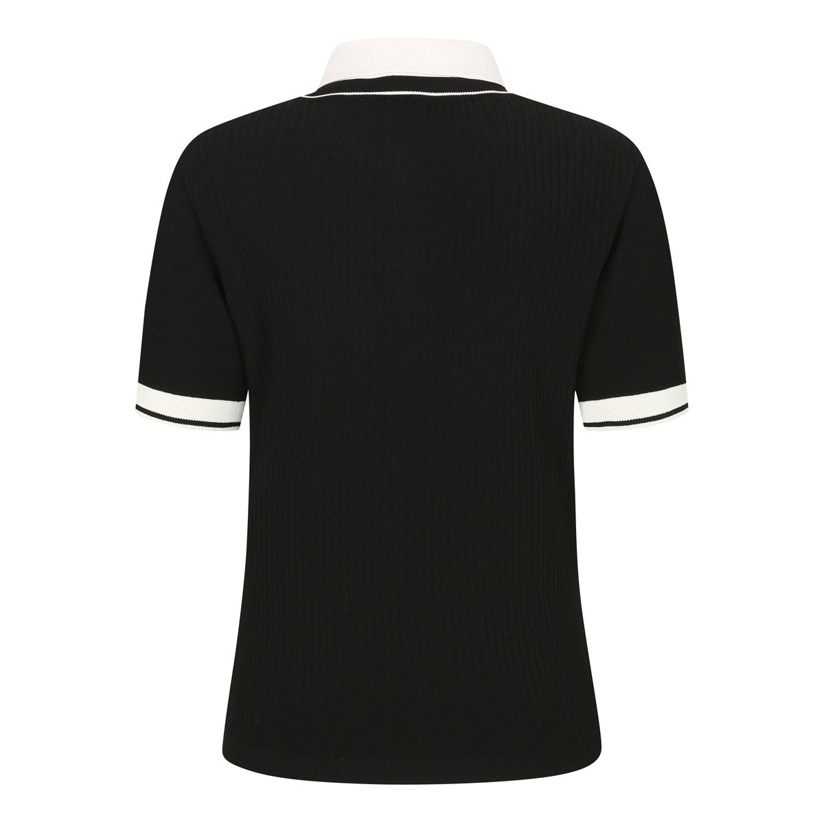 테일러메이드 어패럴(TAYLORMADE APPAREL) 26SS 여성 레이어드룩 카라 반팔 니트 TS6-61HG24-199