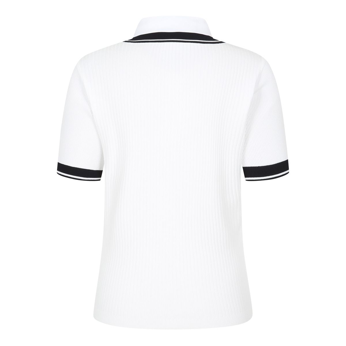 테일러메이드 어패럴(TAYLORMADE APPAREL) 26SS 여성 레이어드룩 카라 반팔 니트 TS6-61HG24-100