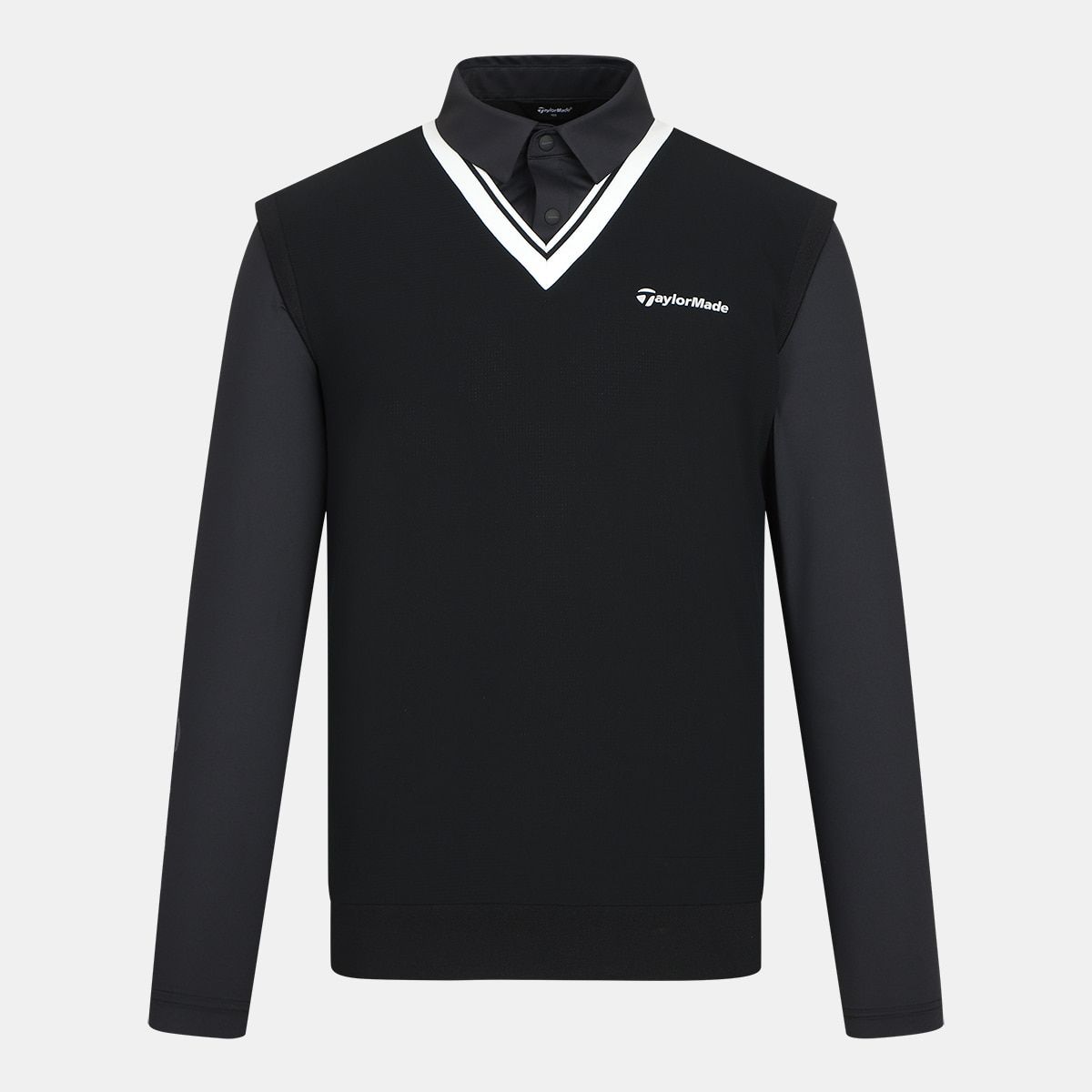 테일러메이드 어패럴(TAYLORMADE APPAREL) 26SS 남성 레이어드룩 카라 티셔츠 TT6-12HG42-199