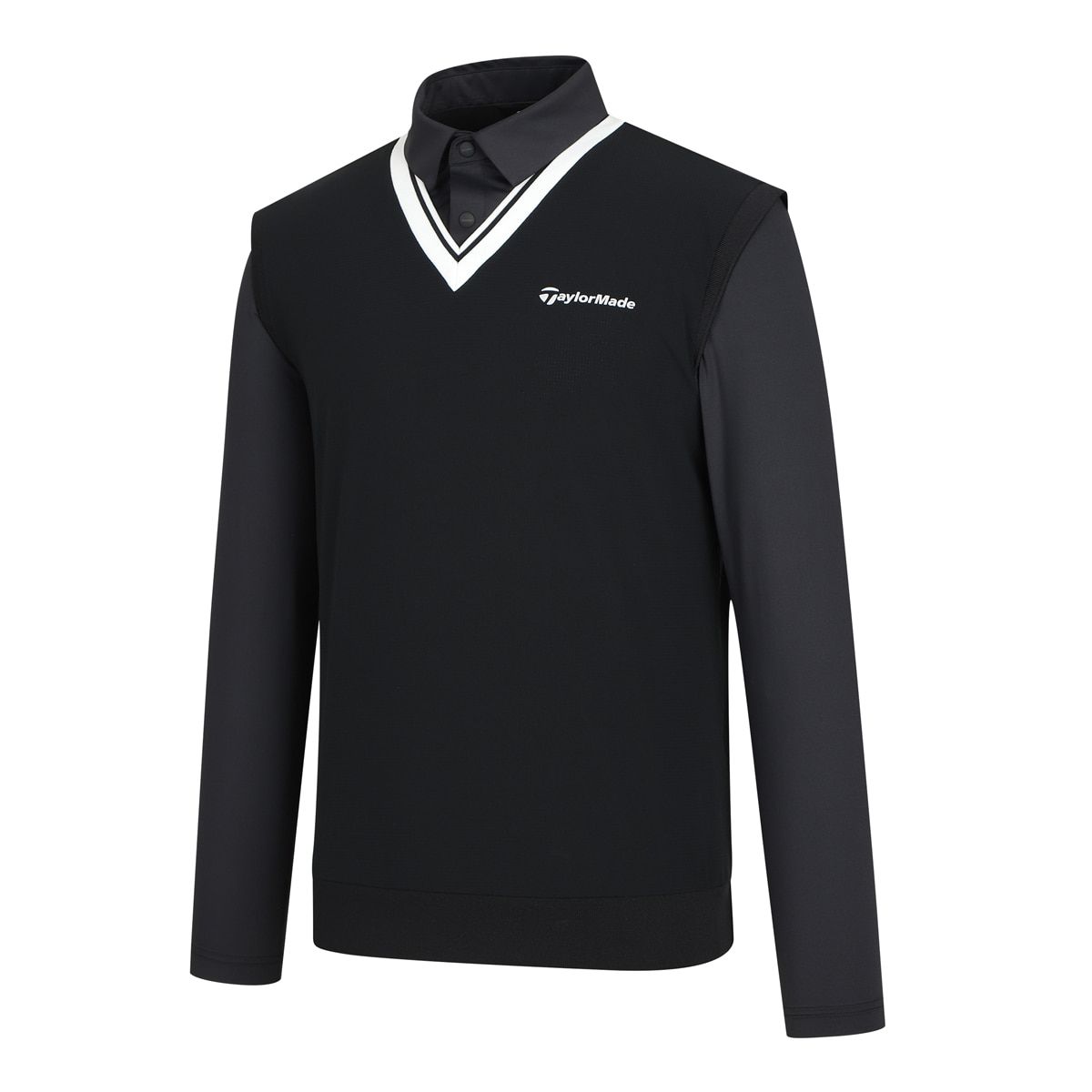 테일러메이드 어패럴(TAYLORMADE APPAREL) 26SS 남성 레이어드룩 카라 티셔츠 TT6-12HG42-199