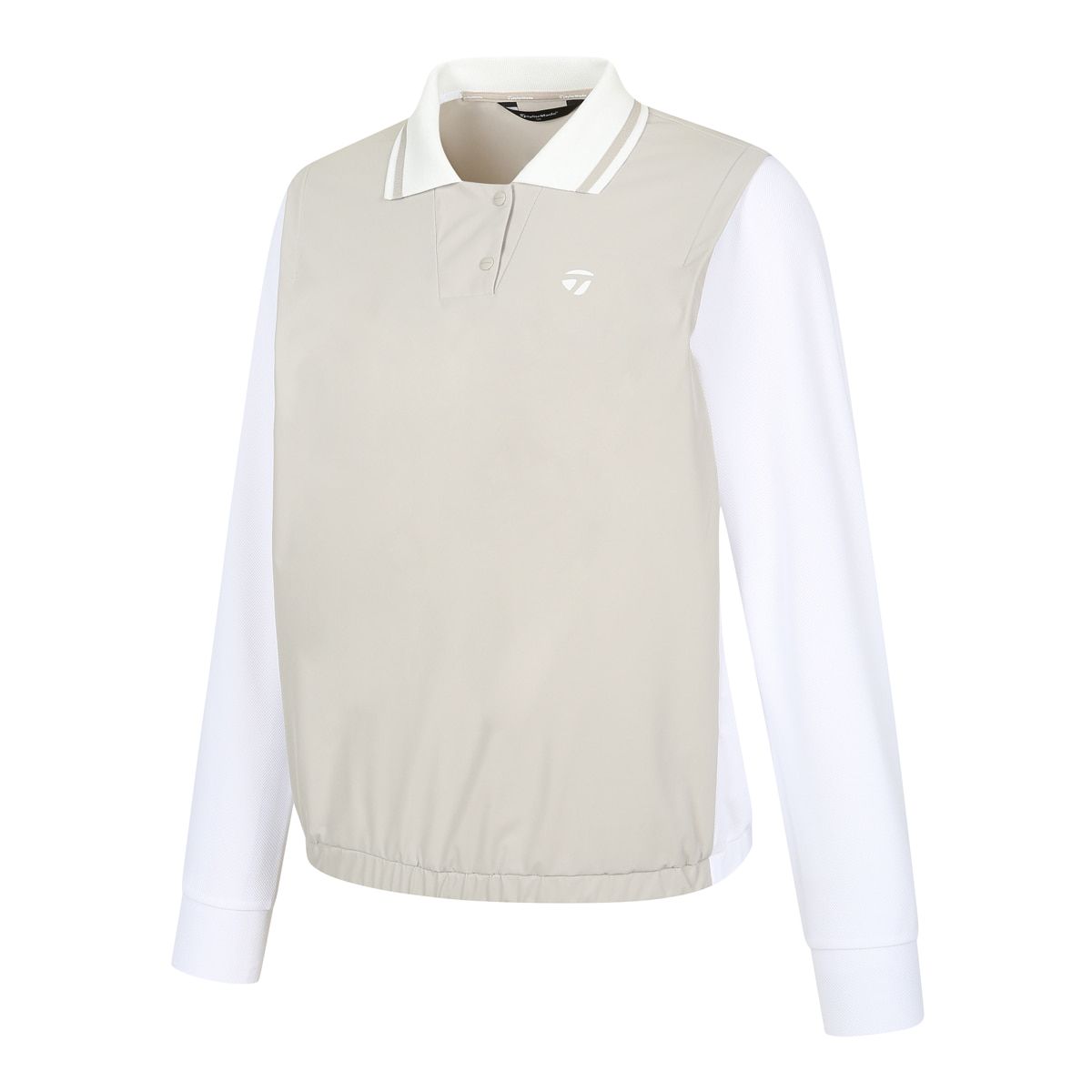 테일러메이드 어패럴(TAYLORMADE APPAREL) 26SS 여성 우븐 하이브리드 카라 티셔츠 TT6-52HG41-509