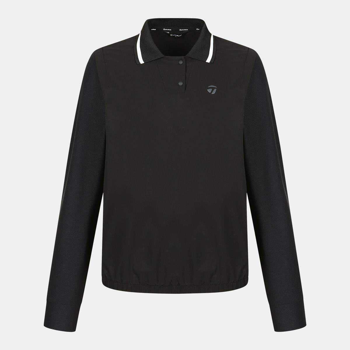 테일러메이드 어패럴(TAYLORMADE APPAREL) 26SS 여성 우븐 하이브리드 카라 티셔츠 TT6-52HG41-199