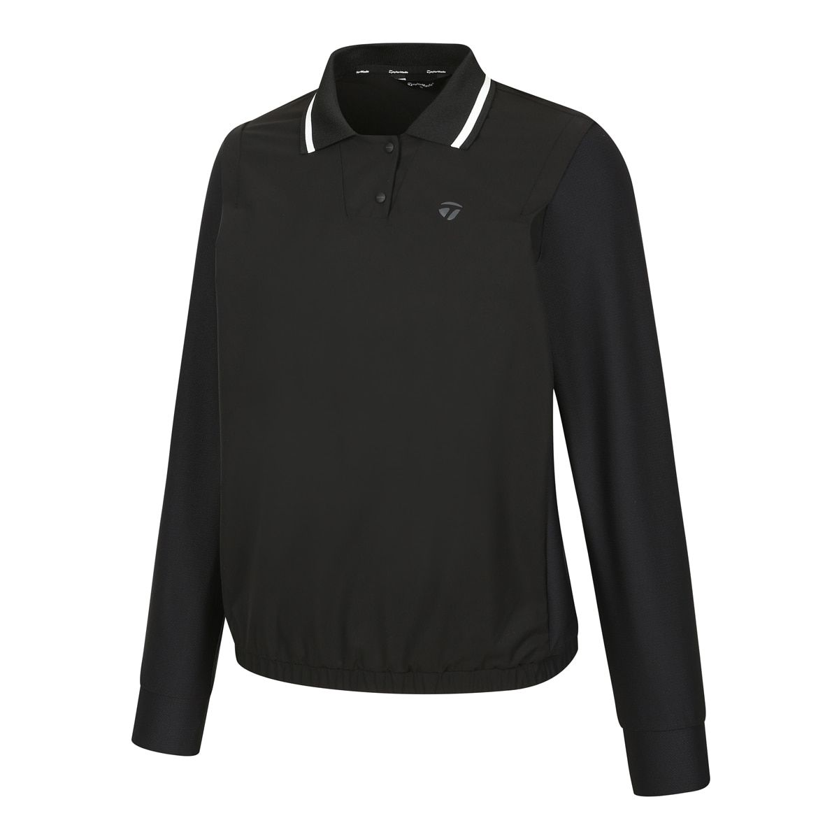 테일러메이드 어패럴(TAYLORMADE APPAREL) 26SS 여성 우븐 하이브리드 카라 티셔츠 TT6-52HG41-199