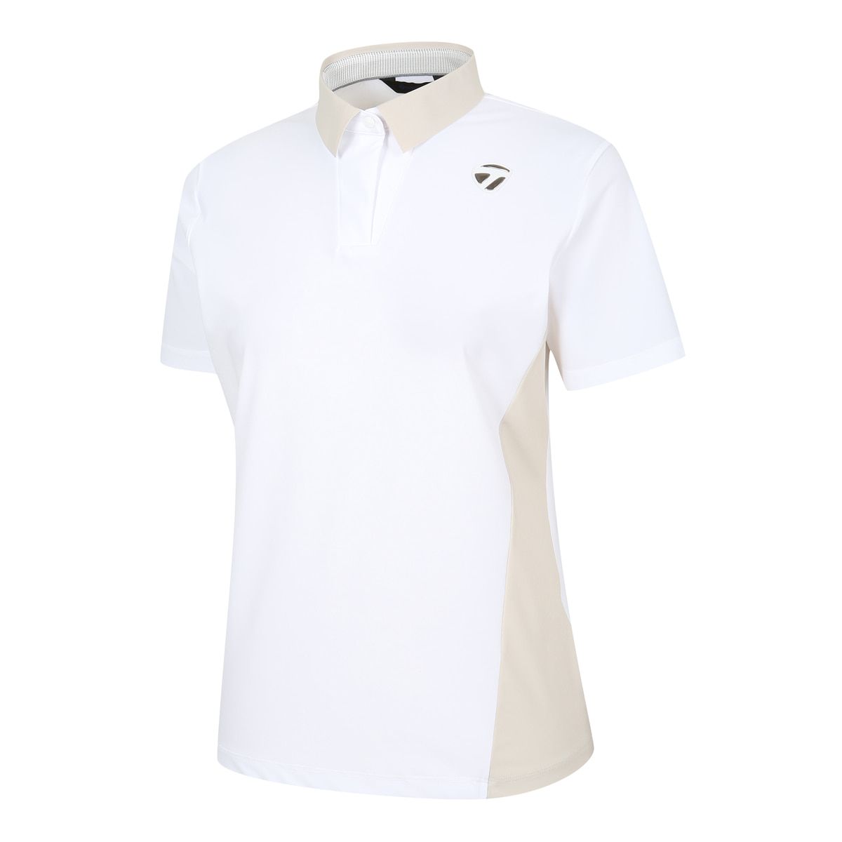 테일러메이드 어패럴(TAYLORMADE APPAREL) 26SS 여성 컬러블럭 카라 반팔 티셔츠 TT6-61HG41-100