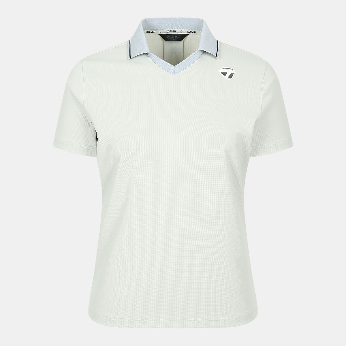 테일러메이드 어패럴(TAYLORMADE APPAREL) 26SS 여성 변형 카라 반팔 티셔츠 TT6-61HG42-190
