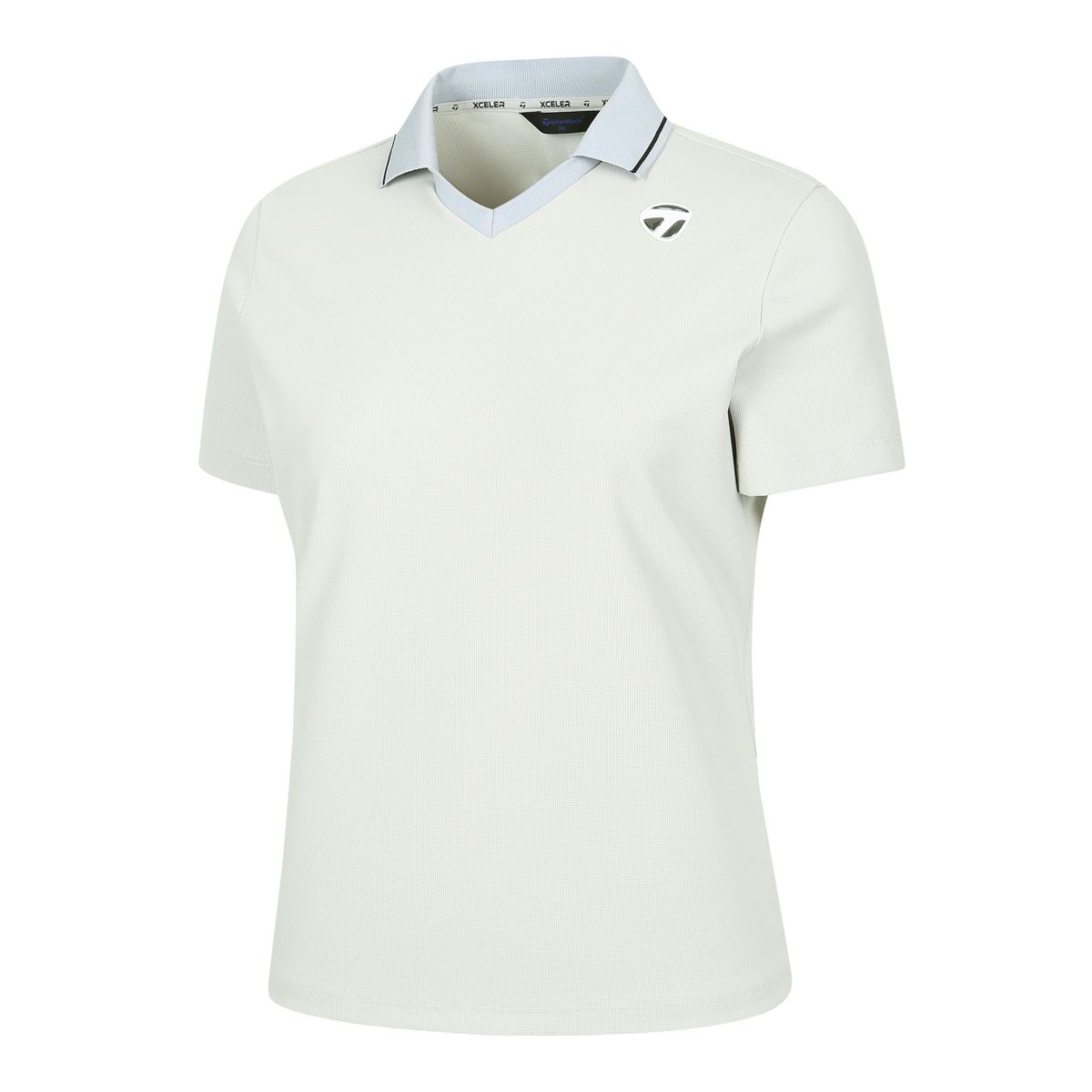 테일러메이드 어패럴(TAYLORMADE APPAREL) 26SS 여성 변형 카라 반팔 티셔츠 TT6-61HG42-190