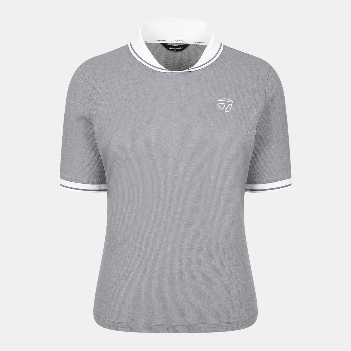테일러메이드 어패럴(TAYLORMADE APPAREL) 26SS 여성 미니 니트 숄카라 반팔 티셔츠 TT6-61HG49-190