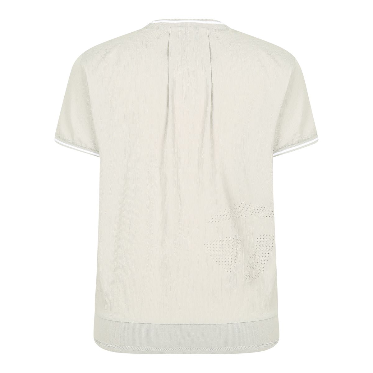 테일러메이드 어패럴(TAYLORMADE APPAREL) 26SS 여성 등판 로고 펀칭 라운드 반팔 티셔츠 TT6-62HG44-509