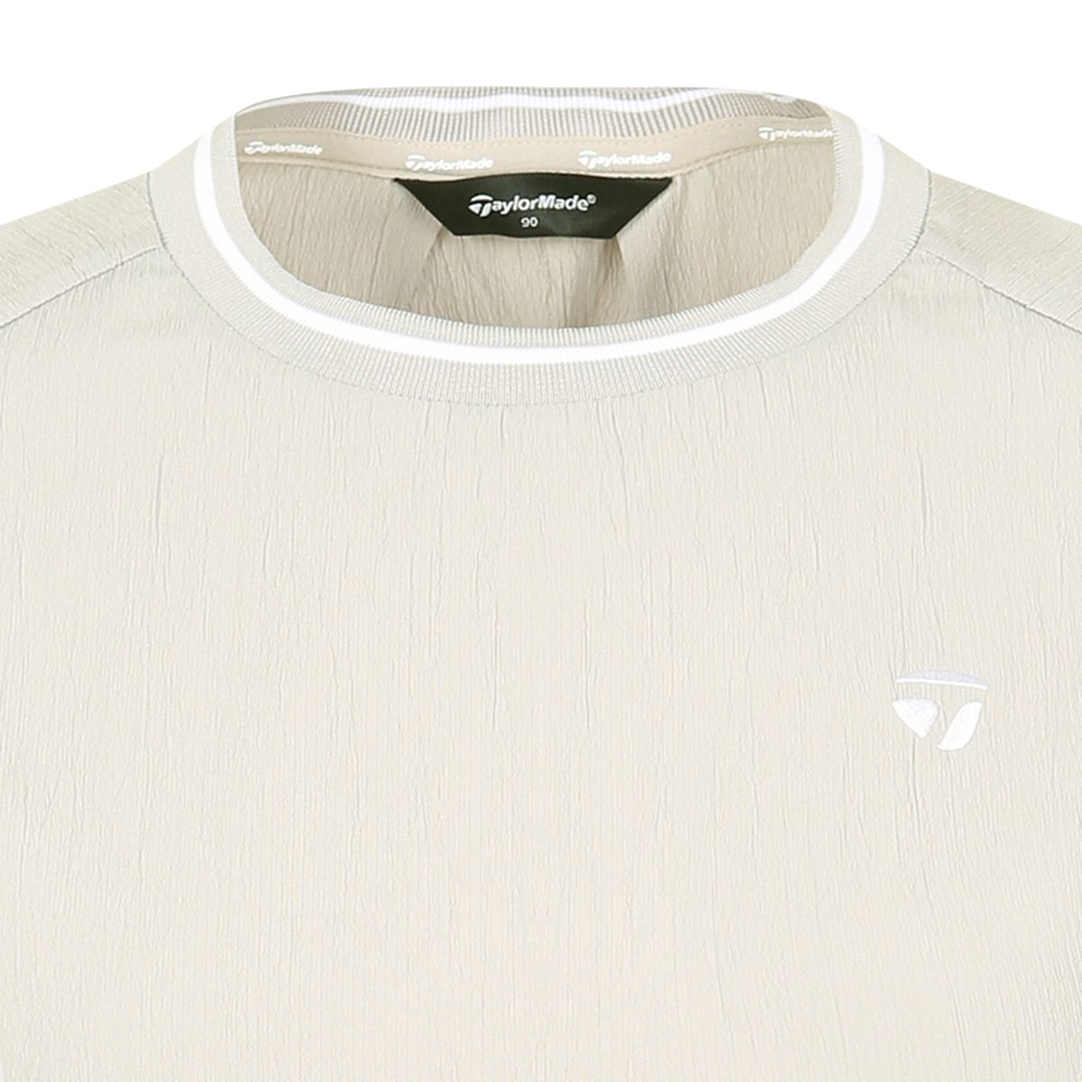 테일러메이드 어패럴(TAYLORMADE APPAREL) 26SS 여성 등판 로고 펀칭 라운드 반팔 티셔츠 TT6-62HG44-509