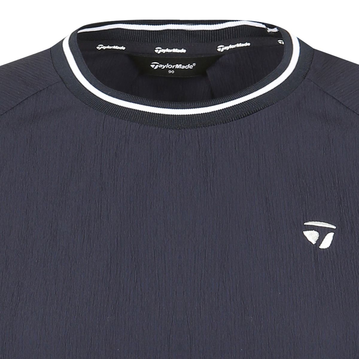 테일러메이드 어패럴(TAYLORMADE APPAREL) 26SS 여성 등판 로고 펀칭 라운드 반팔 티셔츠 TT6-62HG44-915