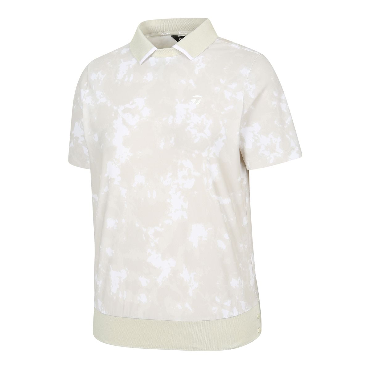 테일러메이드 어패럴(TAYLORMADE APPAREL) 26SS 여성 패턴 요꼬 카라 반팔 티셔츠 TT6-62HG49-509