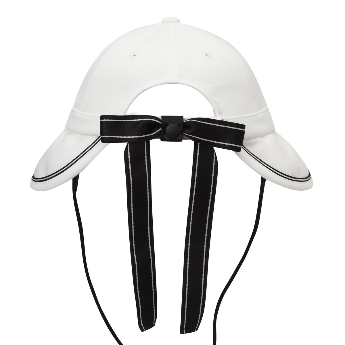 테일러메이드 어패럴(TAYLORMADE APPAREL) 26SS 여성 라인 배색 리본 육쪽 버킷햇 TH6-56HG25-100