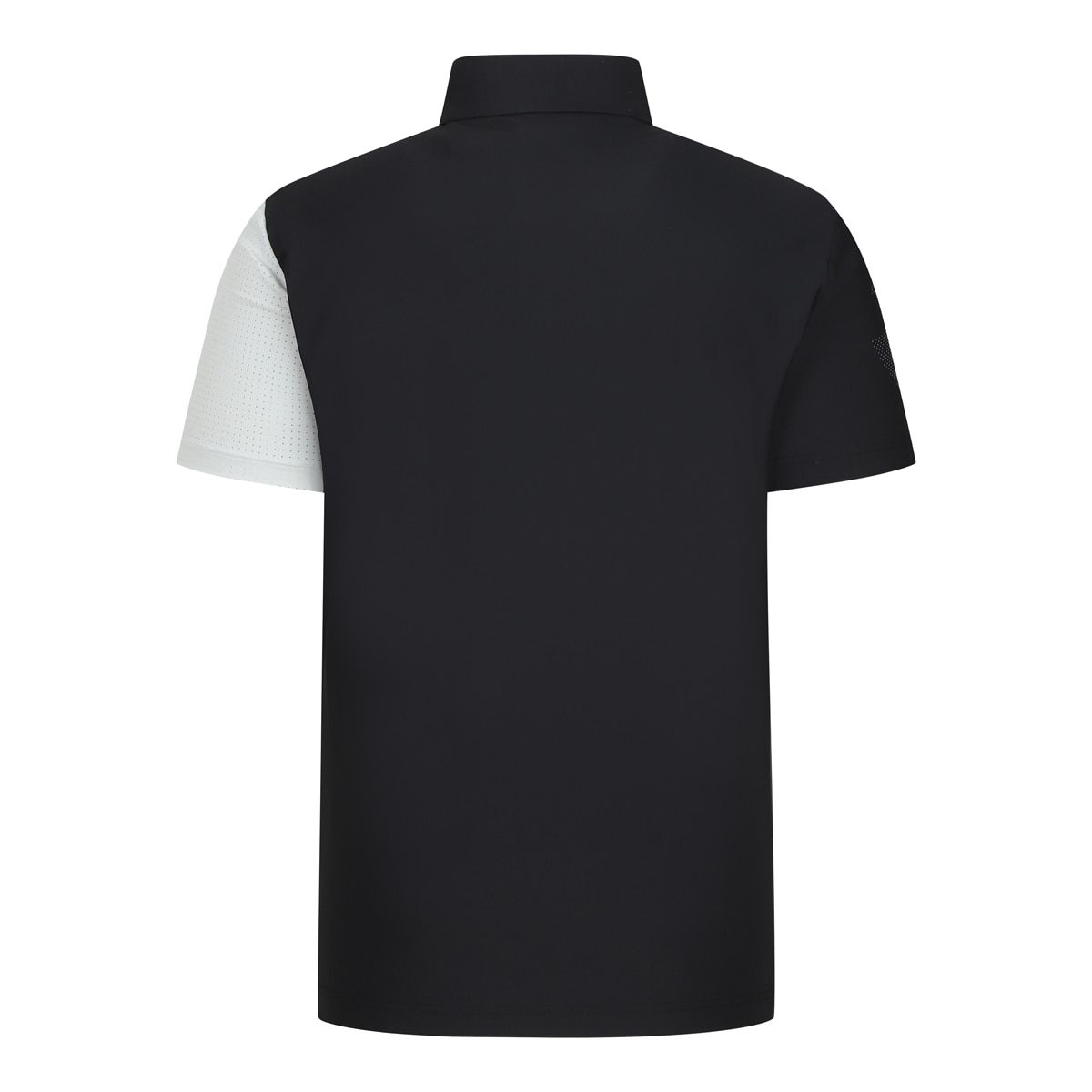 테일러메이드 어패럴(TAYLORMADE APPAREL) 26SS 남성 비대칭 배색 카라 반팔 티셔츠 TT6-21HG47-199