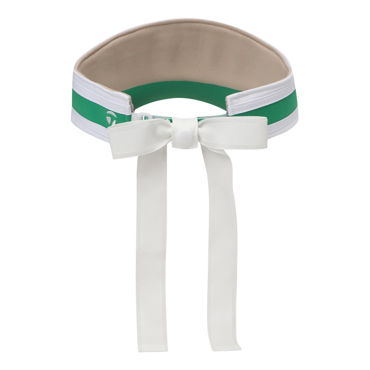 테일러메이드 어패럴(TAYLORMADE APPAREL) 26SS 여성 컬러 블록 로고 리본 바이저 TH6-56HG23-804