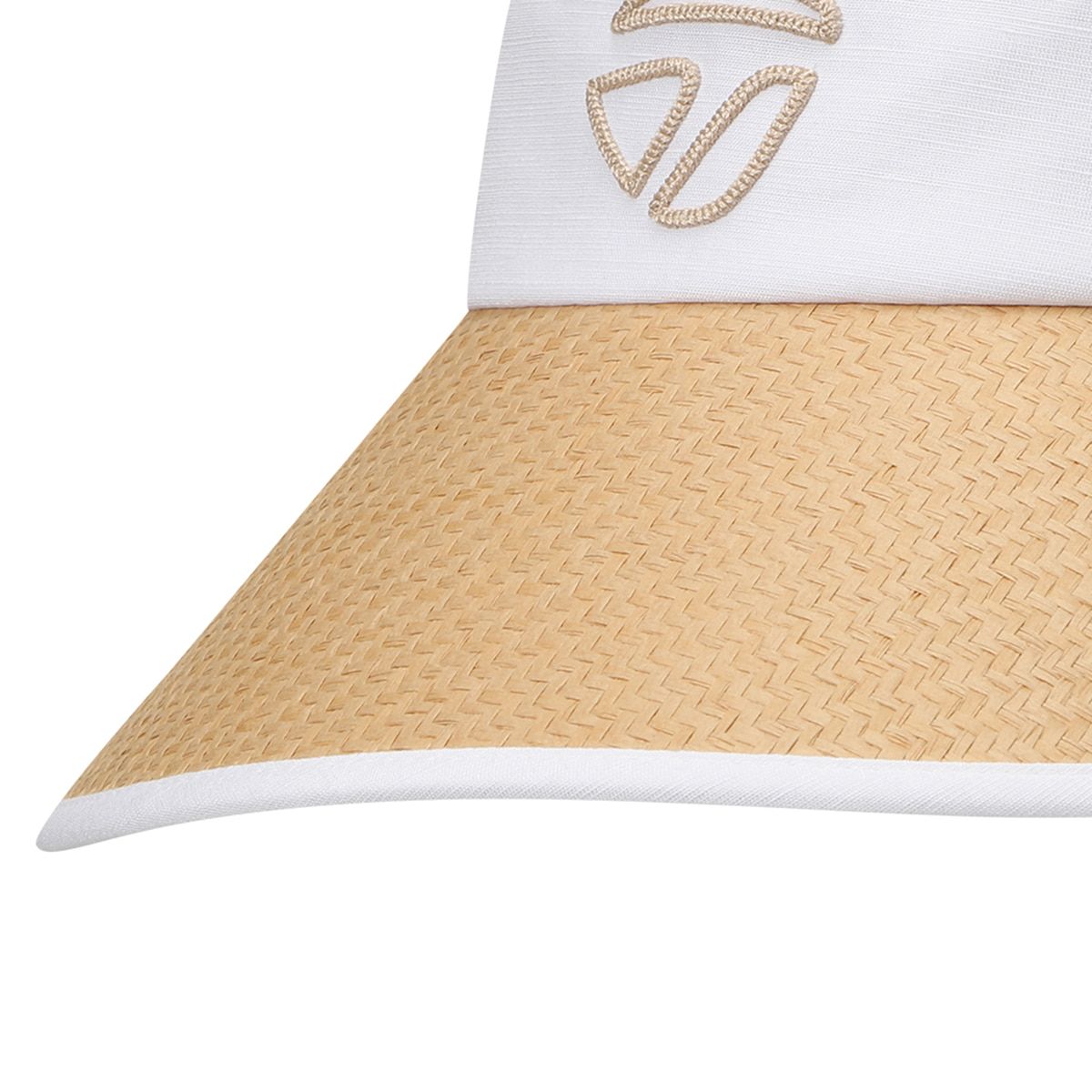 테일러메이드 어패럴(TAYLORMADE APPAREL) 26SS 여성 라피아 리본 와이드챙 바이저 TH6-66HG24-100