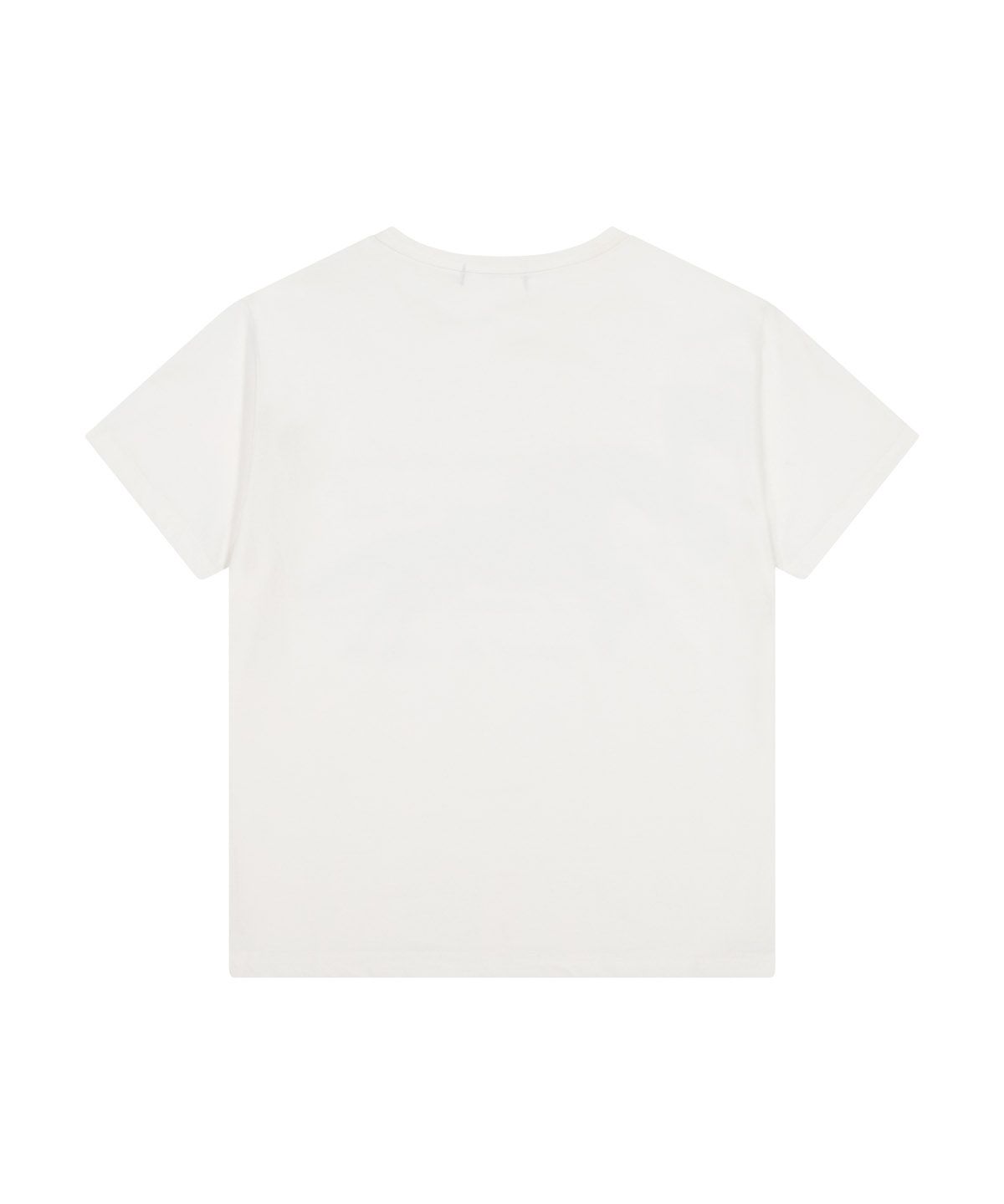 디오스피스(DAUSPICE) (DUC) GA Semi-Crop Short-Sleeve T-Shirt White