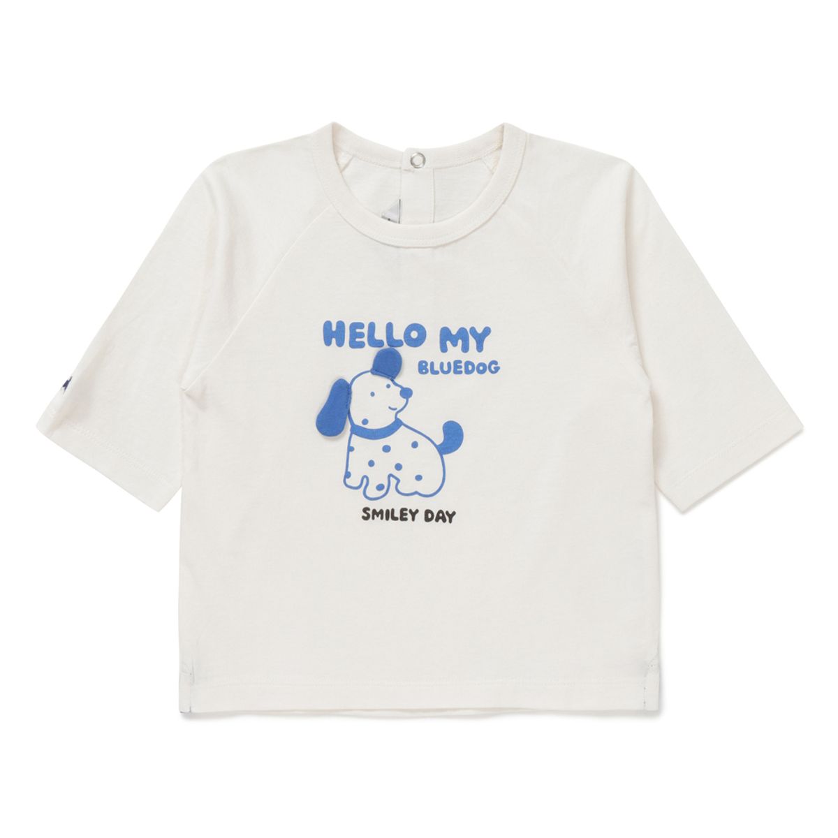 블루독 베이비(BLUEDOGBABY) 헬로우 도기 7부 티셔츠 B (46314-331-02)