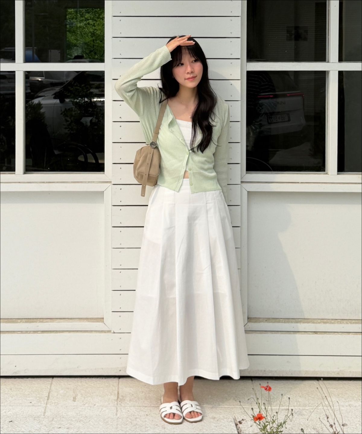 미쏘(MIXXO) [에센셜] 린넨 시스루 골지 가디건_MIWCKG510T MIWCKG74QT