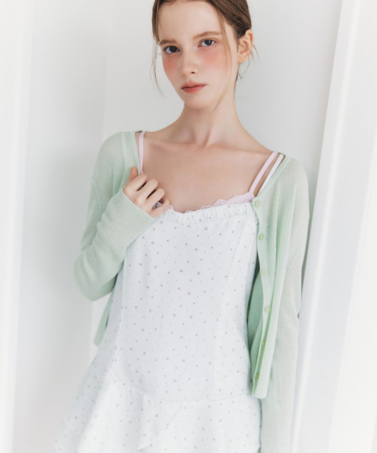 미쏘(MIXXO) [에센셜] 린넨 시스루 골지 가디건_MIWCKG510T MIWCKG74QT