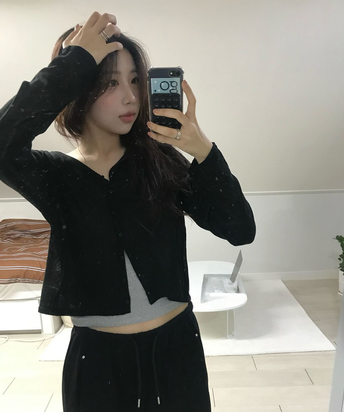 미쏘(MIXXO) [에센셜] 썸머 시스루 가디건_MIWCKG520T
