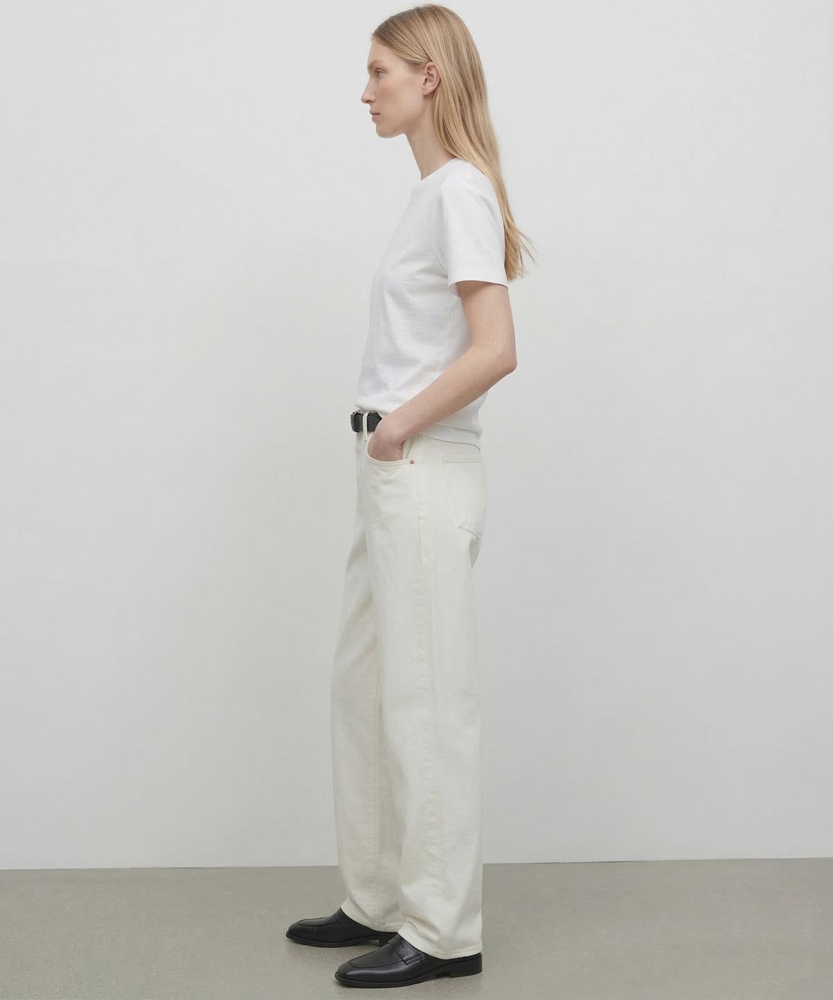 킴도(KIMDOH) Sorel Wide Denim / White