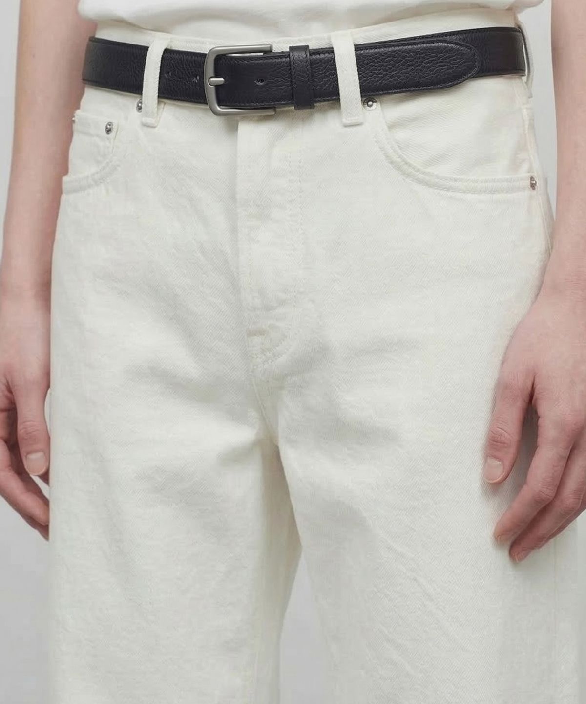 킴도(KIMDOH) Sorel Wide Denim / White