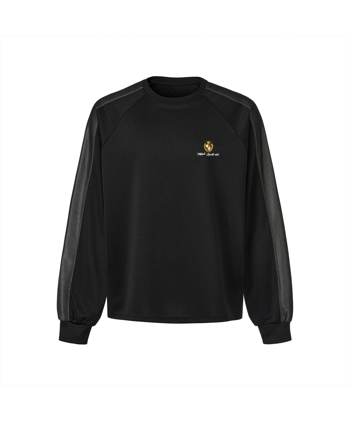 미학(MIHAK) 아이비리그 메쉬 저지 롱 슬리브 (BLACK)