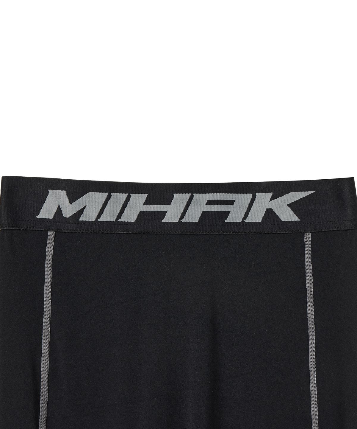 미학(MIHAK) 시그니처 밴드 라인 부츠컷 레깅스 (BLACK)