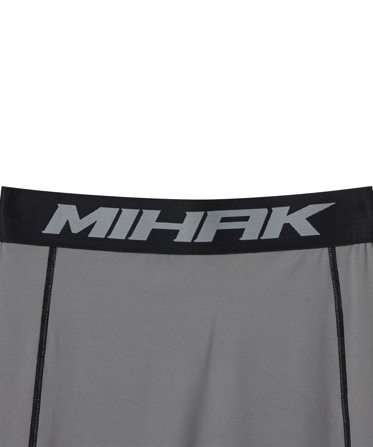 미학(MIHAK) 시그니처 밴드 라인 부츠컷 레깅스 (CHARCOAL)