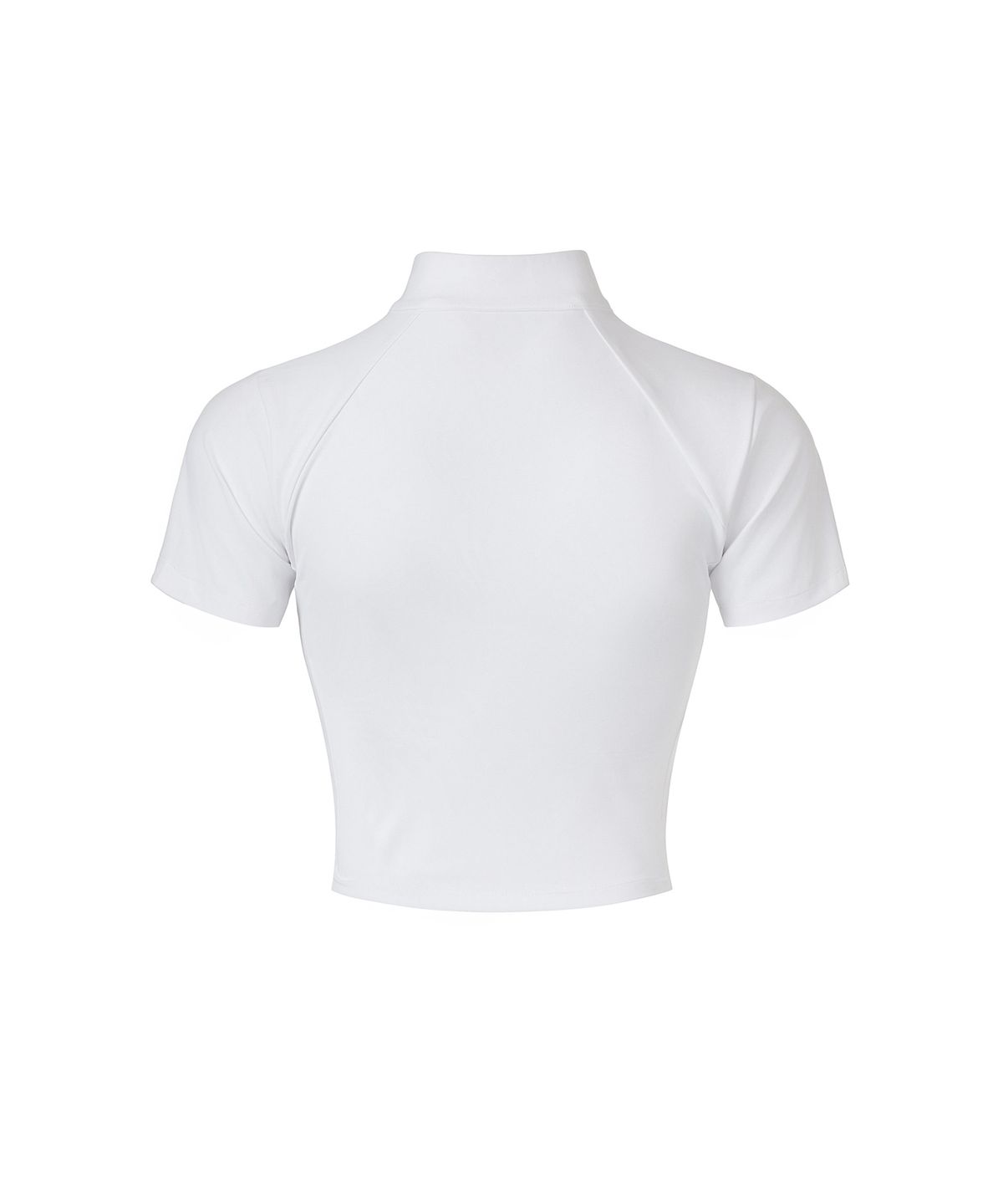 미학(MIHAK) 메탈 로고 숏 슬리브 집업 자켓 (WHITE)