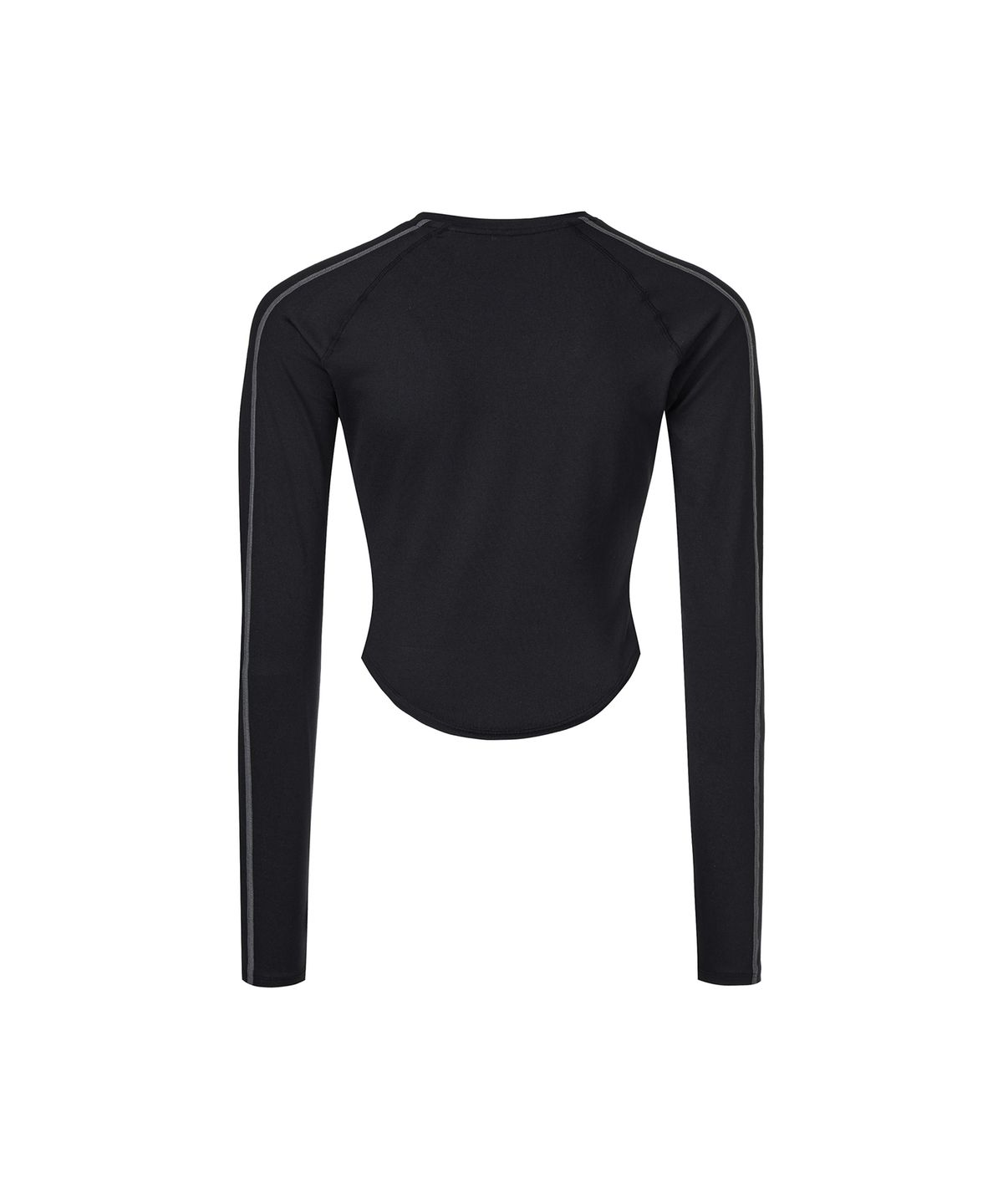 미학(MIHAK) 더블 라인 액티브 롱 슬리브 (BLACK)