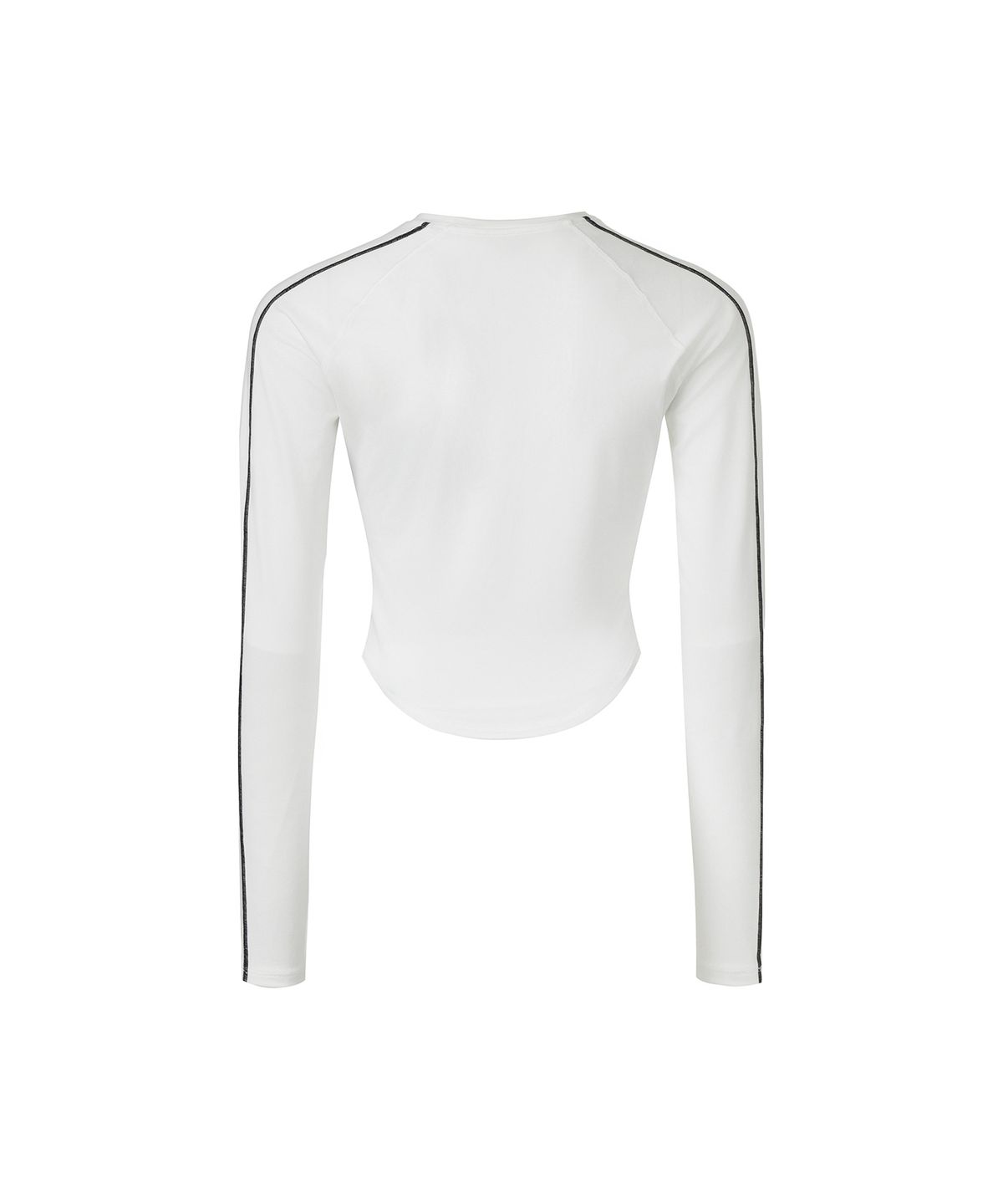 미학(MIHAK) 더블 라인 액티브 롱 슬리브 (WHITE)