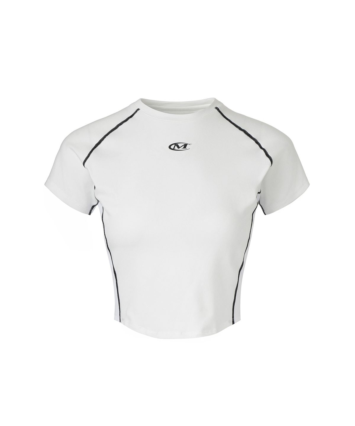 미학(MIHAK) 심볼 로고 액티브 숏 슬리브 (WHITE)