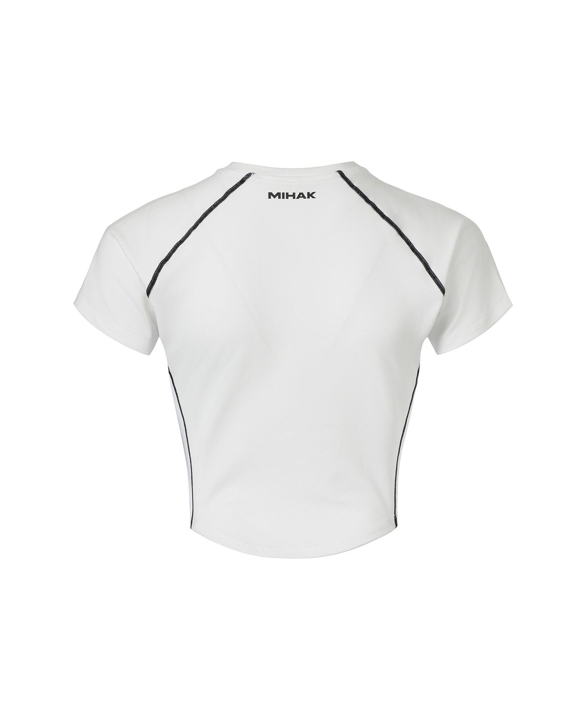 미학(MIHAK) 심볼 로고 액티브 숏 슬리브 (WHITE)