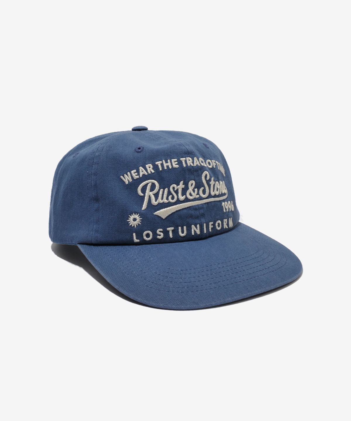 러스트앤스톤(RUSTANDSTONE) 타임 트레이스 볼캡 블루_Time Trace Ball Cap Blue