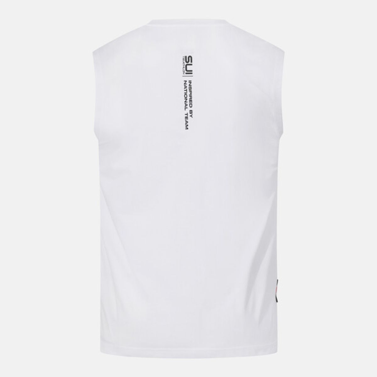 데상트(DESCENTE) 스위스 트라이애슬론 슬리브리스 화이트 SR221IST53