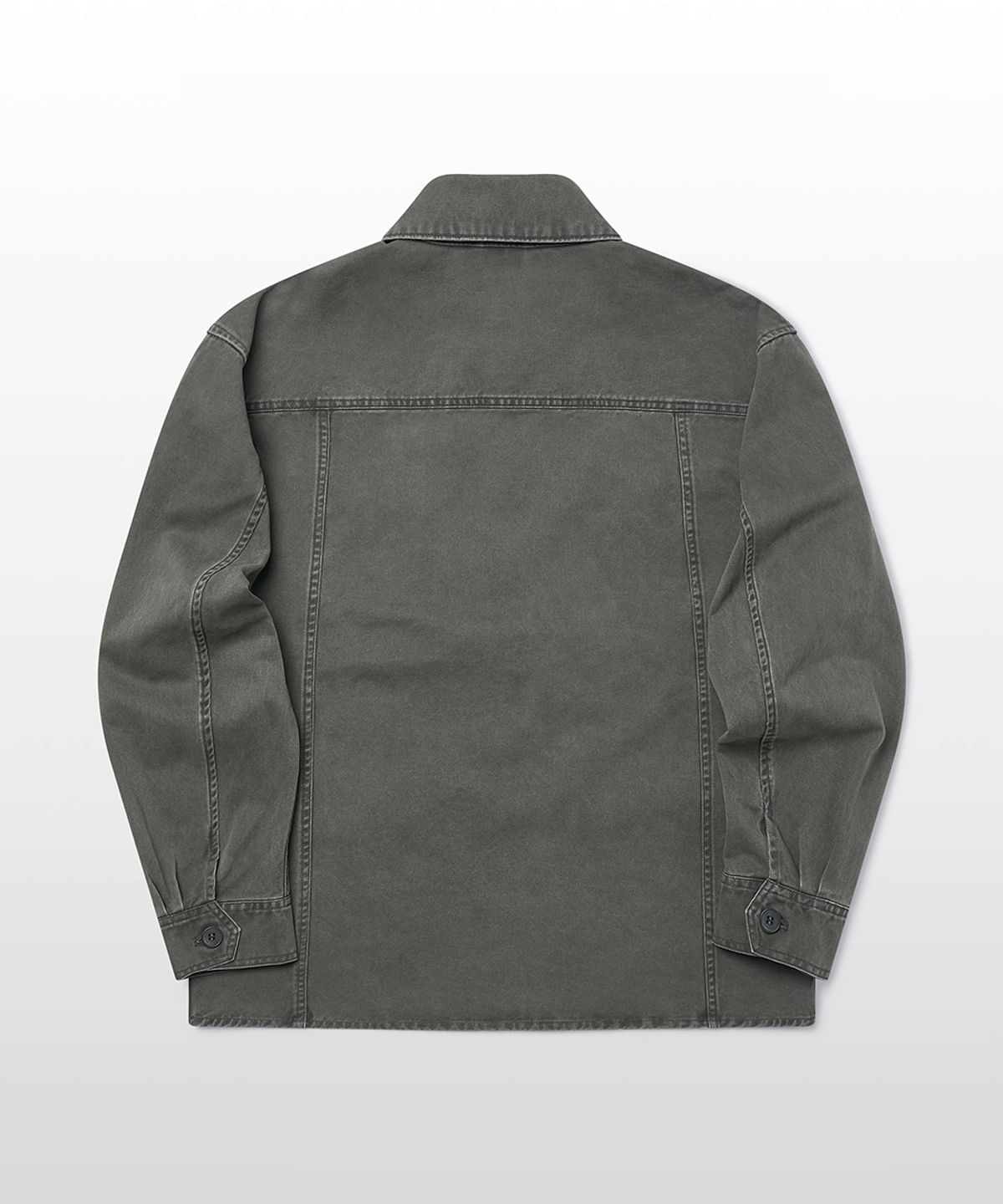 웨스트 그랜드 블러바드(WEST GRAND BOULEVARD) 쿠퍼 워시드 코튼 초어 자켓 WASHED KHAKI